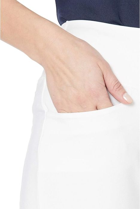 Spodnie białe proste gładkie Puma S