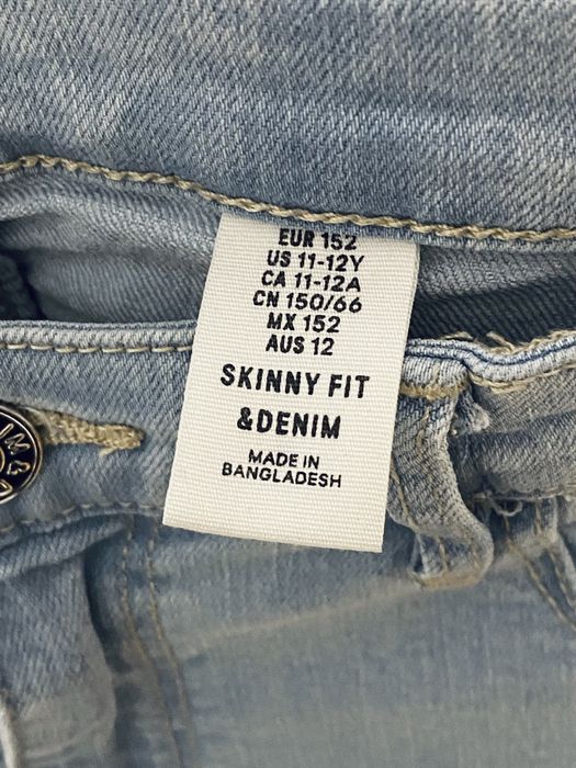 Jeansy H&M, r. 152