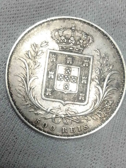 Moeda de 500 réis prata