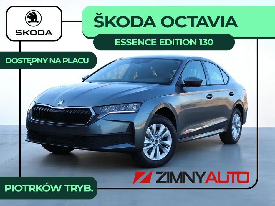 Skoda Octavia EDITION 130 ESSENCE WYPRZEDAŻ 2025 Rabat: -13 550 PLN