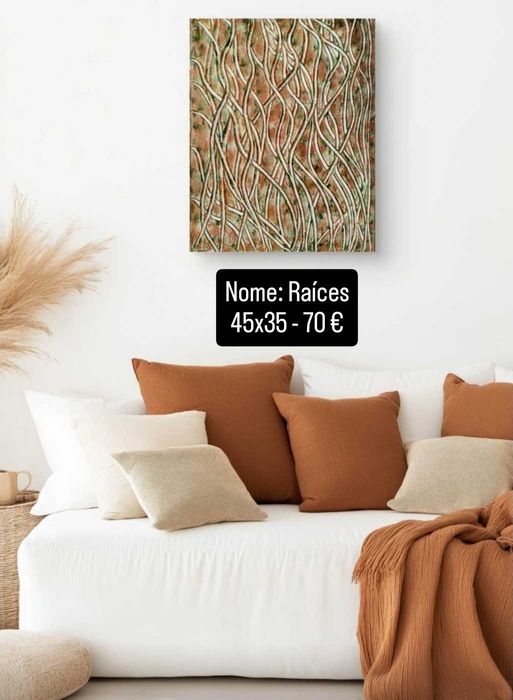 Quadros Originais – Arte Texturizada por Lidia Lorenzo