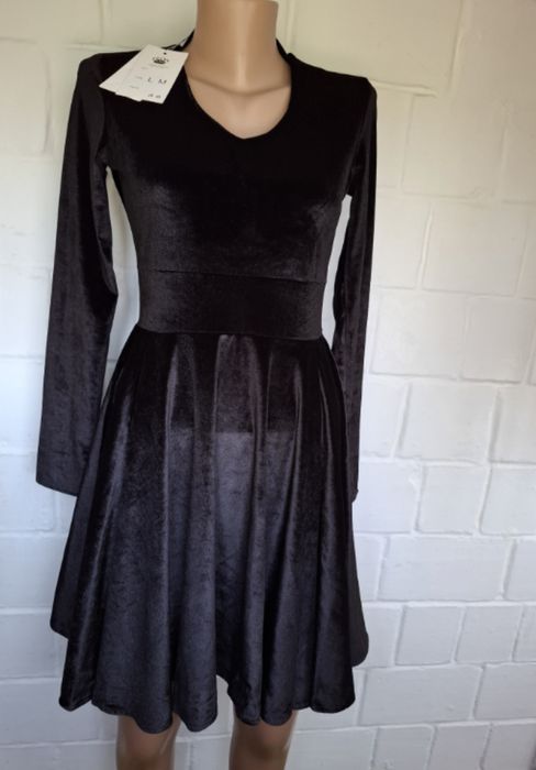 Плаття чорне бархатне