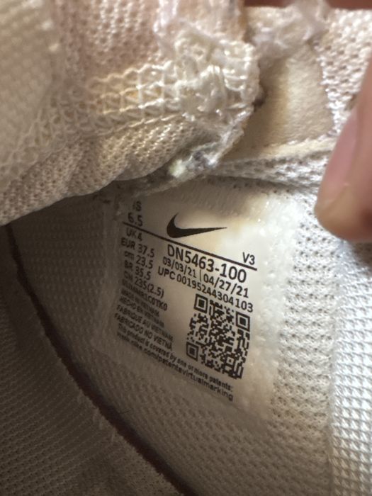 Nike Air Force 1 Branco – Tamanho 37,5 – Ótimo Estado