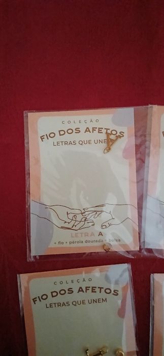 Letras Fio dos Afetos, embaladas
