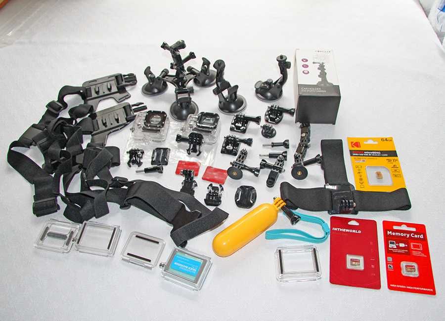 Cases, suction cups, lids, batteries for GoPro64283895853443121