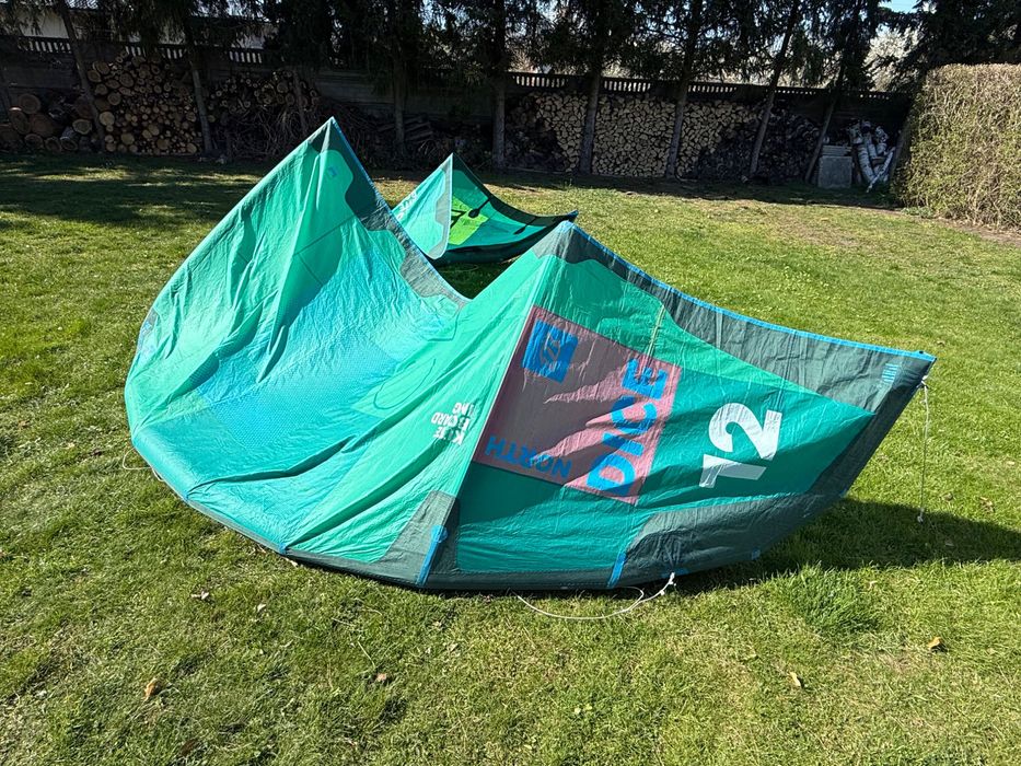 Latawiec Kite north duotone dice 2018 12m plecak bar kitesurfing