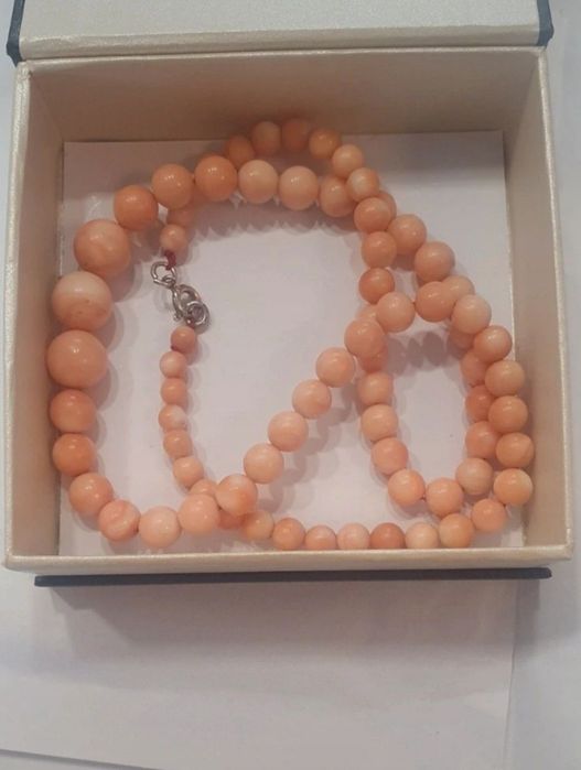 Naszyjnik koral naturalny