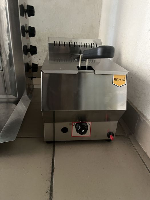 Гриль Газовий Вертиль для Шаурми Контактний-Прижимний Фритюрниця Remta