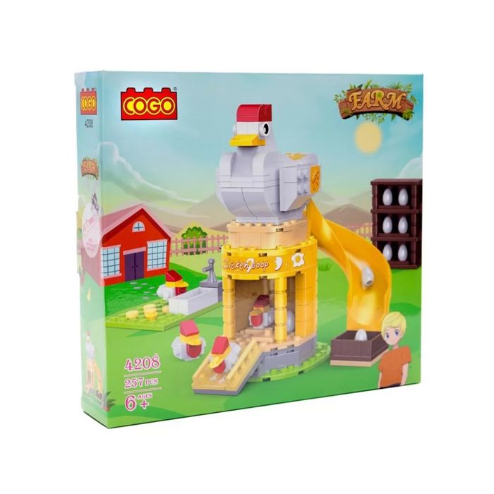 Конструктор COGO Місто Курятник  | 257 деталей | 6+