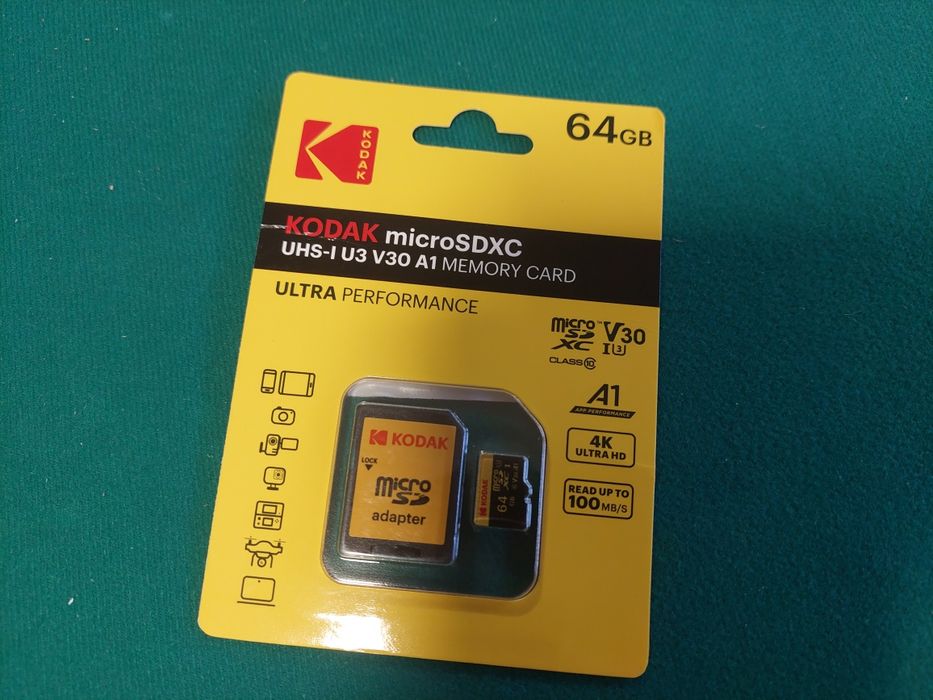 microSD card 64GB Kodak64751226121602120