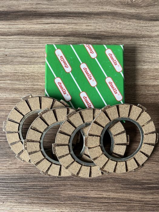 NOWY KOMPLET DUELLS tarcz tarcze sprzęgła WSK 175 SHL M11 SHL M17