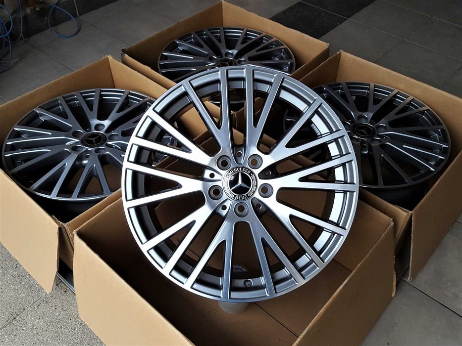 Alufelgi 18 Mercedes A B C CLA GLA GLB ML V Vito Viano Grafitowe z polerowanym frontem ! 5x112 258#