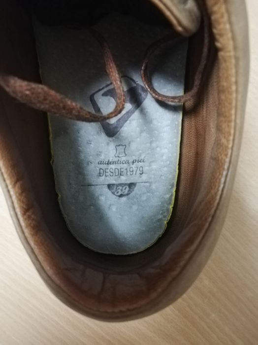 Sapatos homem pele Kangaroos - Tam. 39