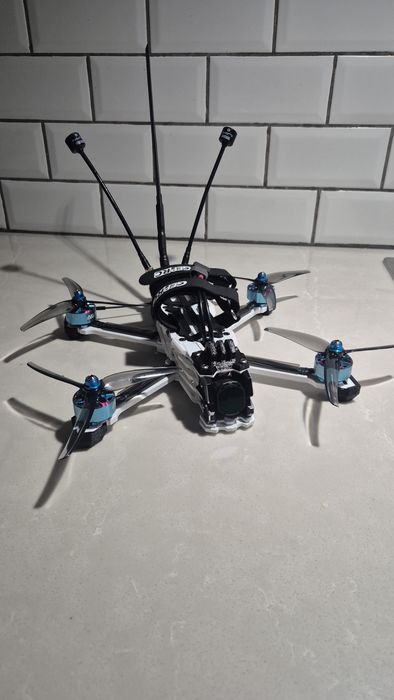 Drone FPV Vapor X5 branco pérola