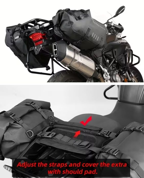 Боковая  мотосумка 28 L (2×14 л) Rhinowalk водонепроницаемые на мотоцикл эндуро кофр
