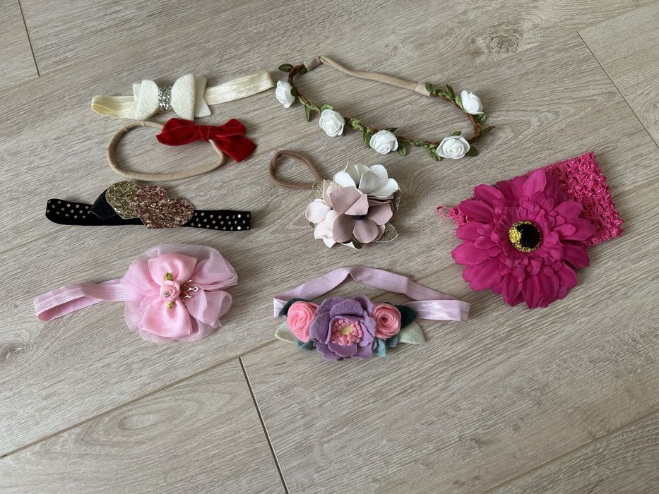 Повʼязки на голову для дівчинки від 0 до 2-3 років