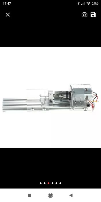 Mini torno para madeira