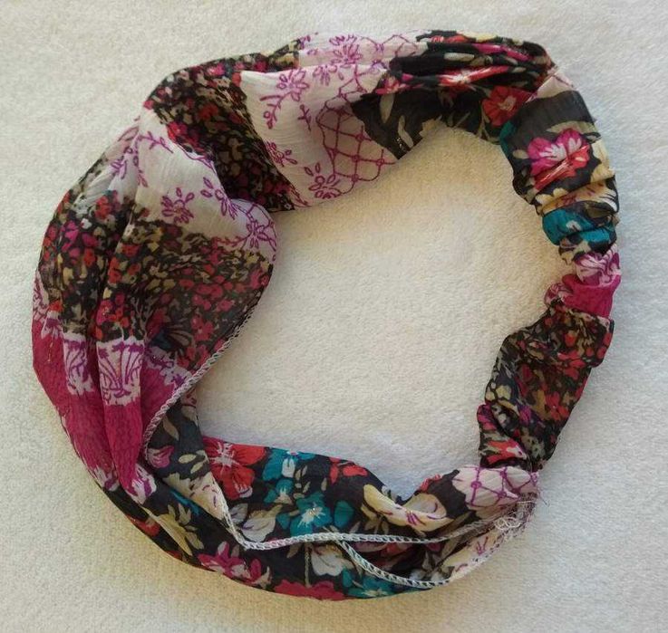 Lenço de Cabelo Floral – Estilo Boho Chic