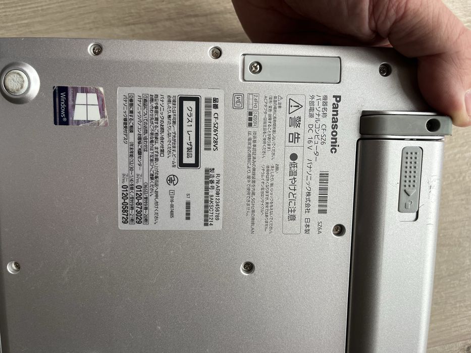 Ноутбук Panasonic Let's Note CF-SZ6/Intel i5-7g/256ssd/12'1 FHD/8гб ОП