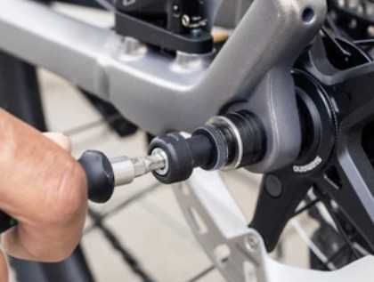 Suporte alforges Orlieb Quick-Rack L + Eixo passante M12 x 1.75