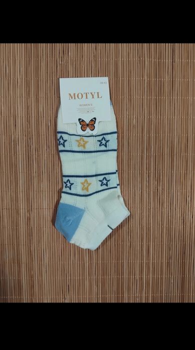 5 Par Skarpety Damskie Stopki Bawełniane 39-42