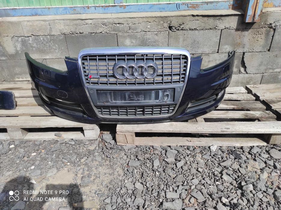 Audi A6 C6 LZ5D maska błotnik zderzak przedni Xenon S-Line lampa