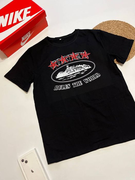 Футболка CORTEIZ/чорна/Кортез/corteiz/унісекс/Кортез/дешево/Corteiz