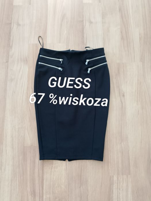 Guess; czarna spódniczka damska