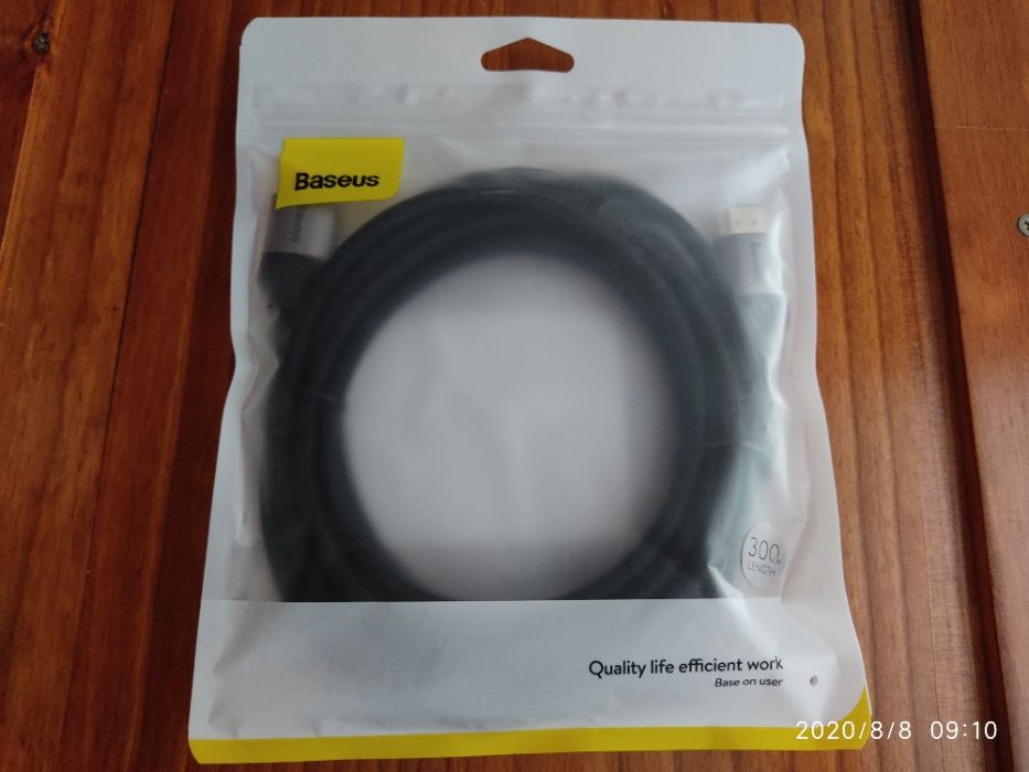 Baseus HDMI 2.0 Cable, 4K 60Hz, 3 Meters, New64741248249219124
