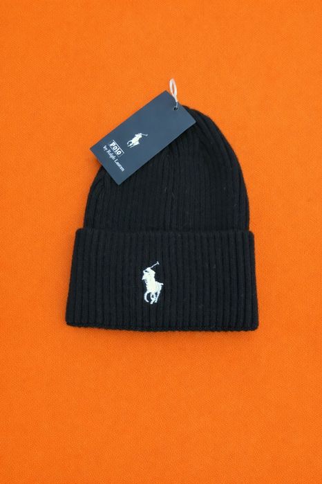 Ralph Lauren czarna czapka polo