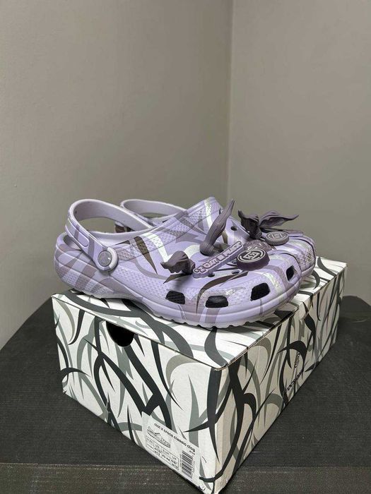 Крокси Crocs x CLOT purple premium