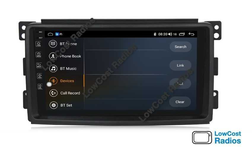Auto Rádio 9' SMART 451 / W451 | GPS ANDROID Bluetooth USB APPS WIFI