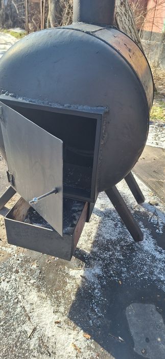 Буржуйка с бойлера