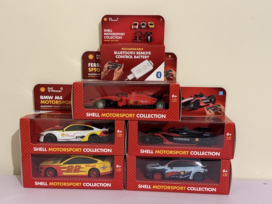 Lote de 5 carros rc shell + bateria