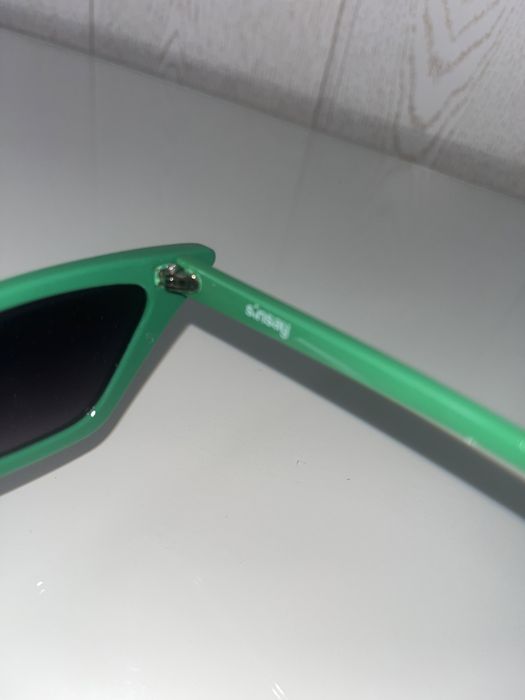 Okulary przeciwsłoneczne uv400 sinsay zielone