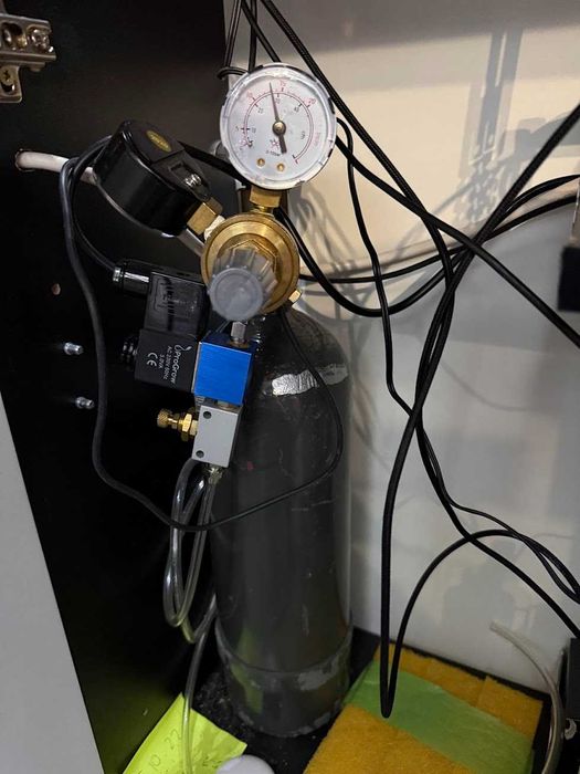 Zestaw CO2 RA z butlą 2l Butla CO2 elektrozawór