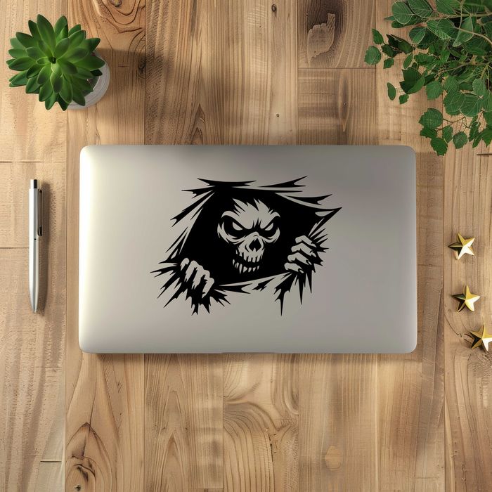 Naklejka ZOMBIE - na laptopa, zderzak, lusterko, kask, szybę