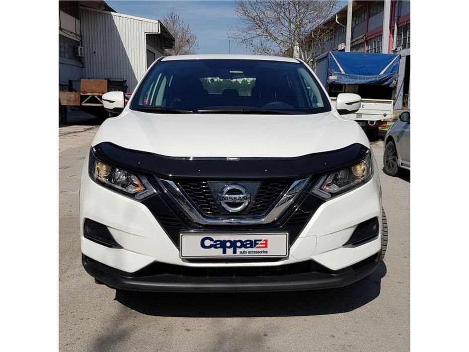 Nissan Qashqai 2014-2021 рр. Дефлектор капота EuroCap (2017+)