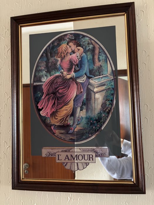 4 Quadros médios de parede em espelho