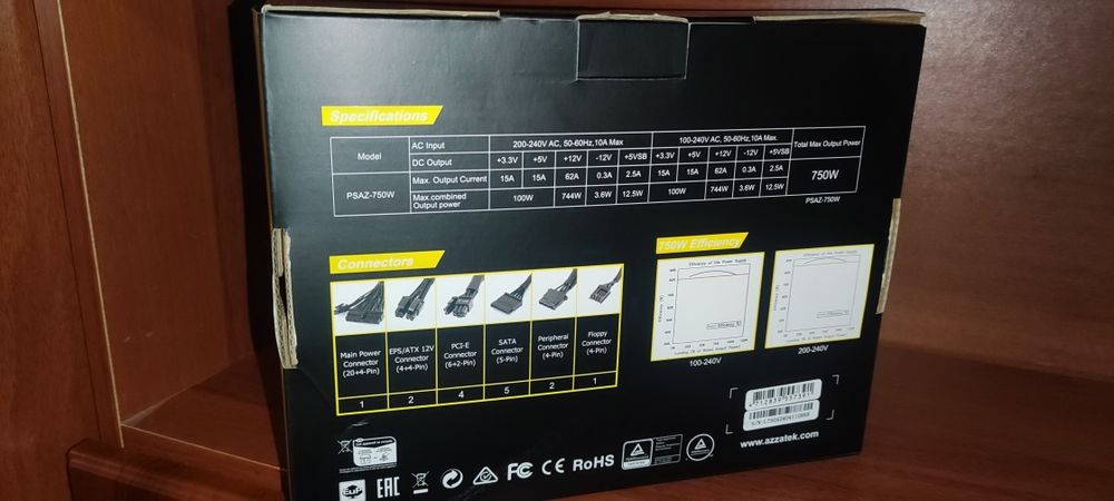 AZZA PSAZ-750W Блок живлення
