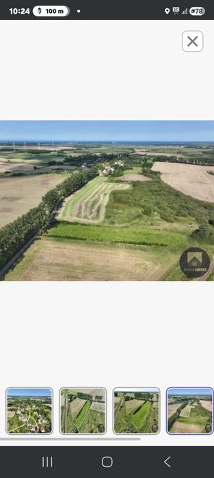 Działka inwestycyjno-budowlana .Morze,jezioro Dźwirzyńskie,skm do kołobrzegu 15 minut,ogrodzona ,zalesiona,pozwolenia .Ponad 7000 m².BIECZYNO.Szlaki - Widok 2