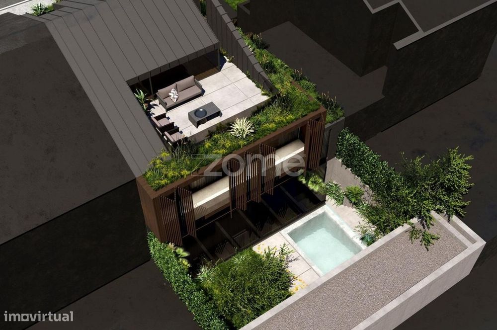Moradia de 4 Suites e Piscina, em Construção na Praia da Barra, Ave...