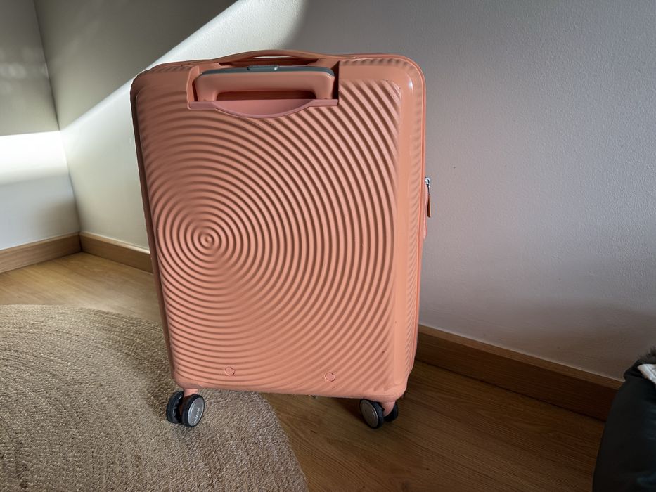 Mala de Cabine American Tourister Rosa Salmão 55x40x20