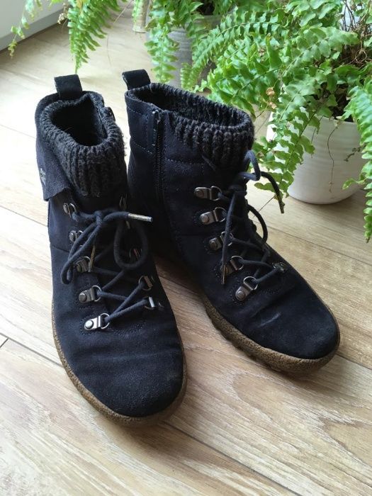 Buty Cammel, kozaki, rozm. 38, granatowe