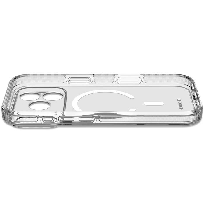 Decoded droptec transparent backcover - etui do iphone 18 pro max / 17 pro max kompatybilne z magsafe (transparant)