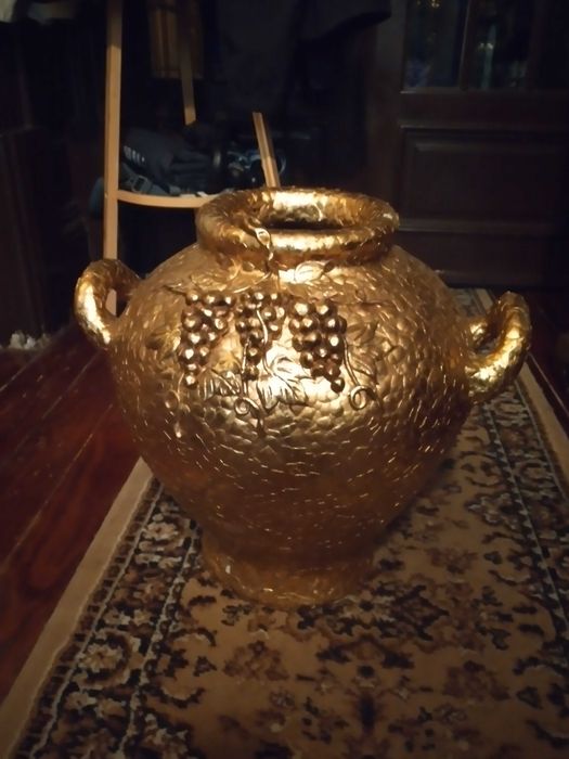 Lindo pote para decoração de Natal