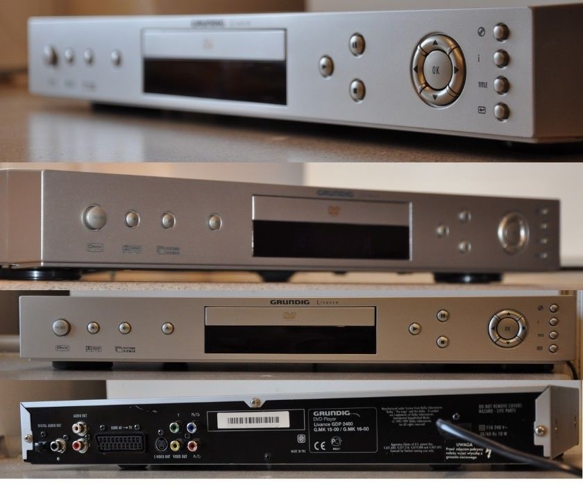 Odtwarzacz DVD GRUNDIG Livance GDP2400 DIVX MP3 CD Pilot Euro B-stok