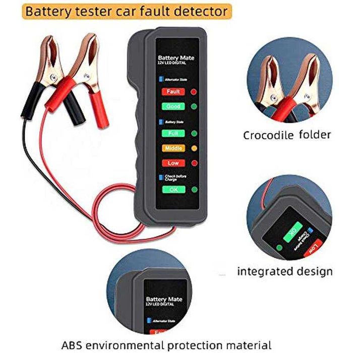 Verificador de Bateria Automóvel