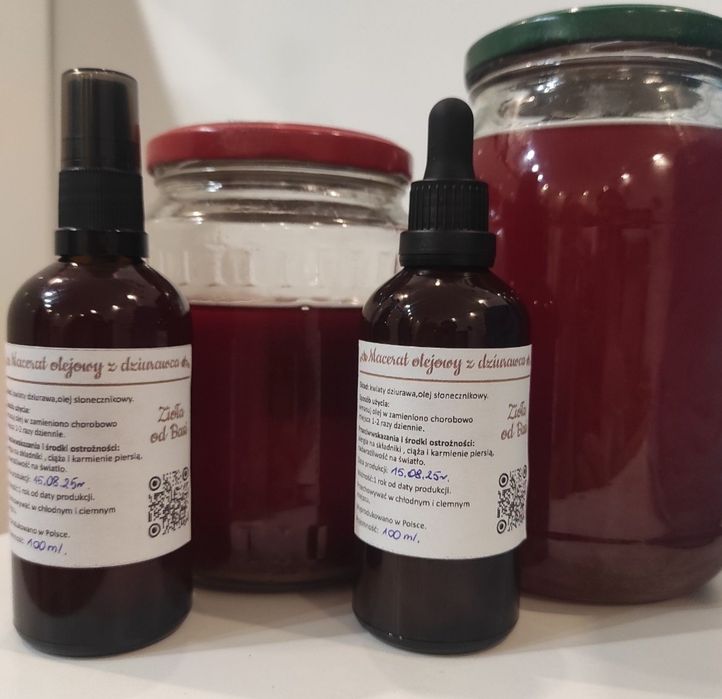 Macerat olejowy roślinny z dziurawca 100 ml