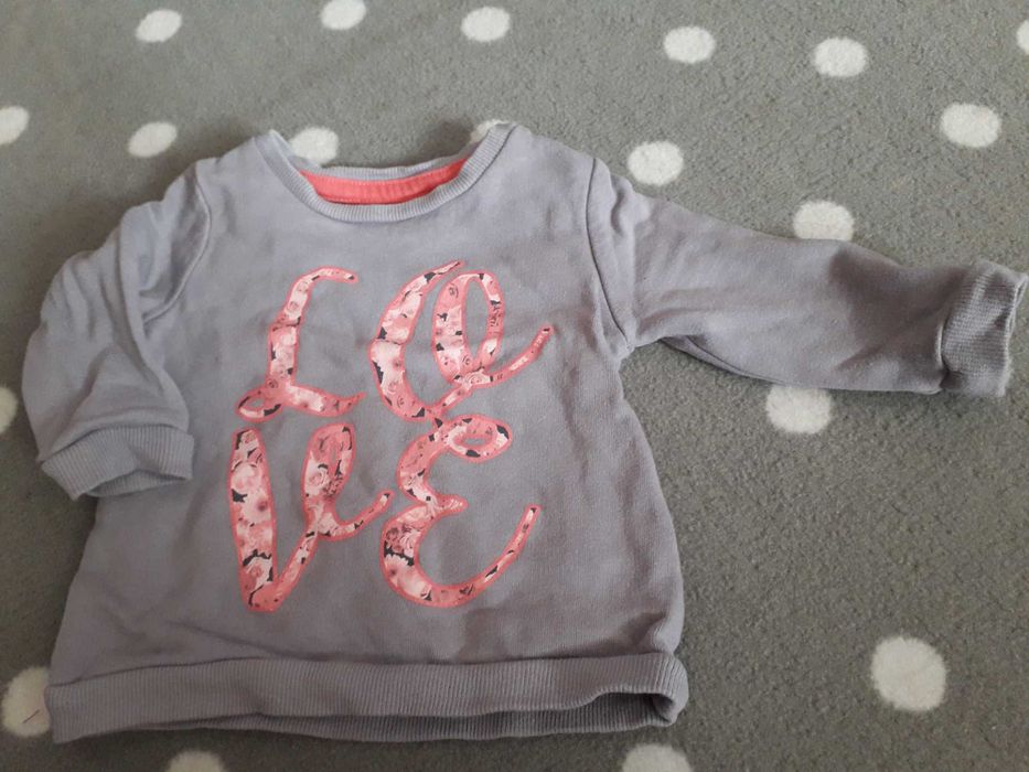 Bluza na meszku z napisem love 62